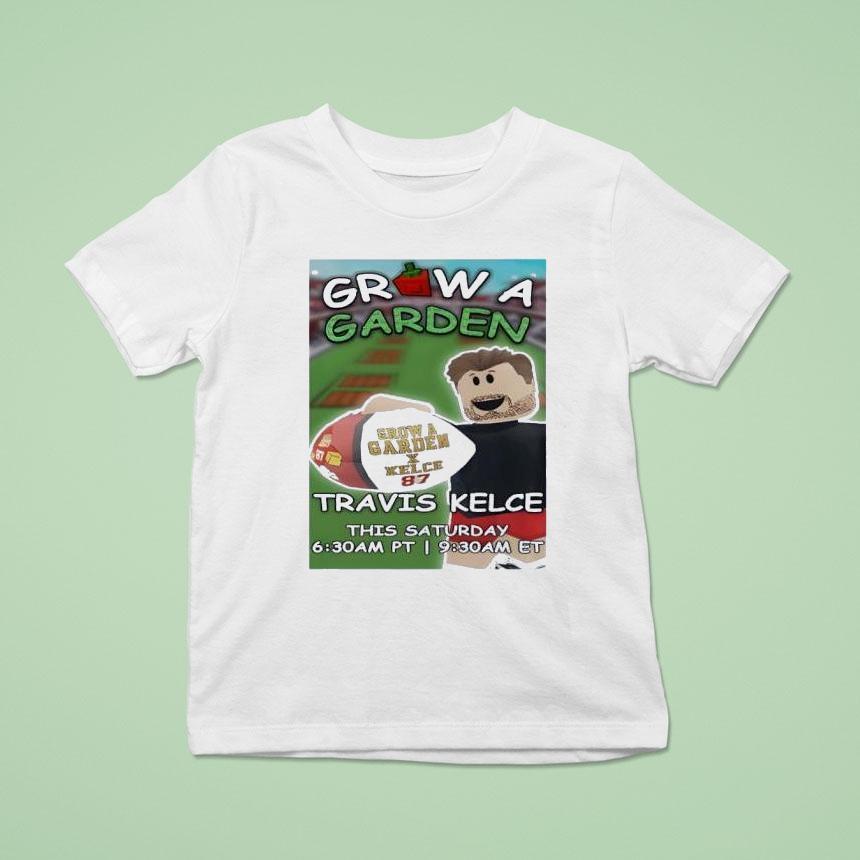 Travis Kelce Roblox Grow A Garden Shirt