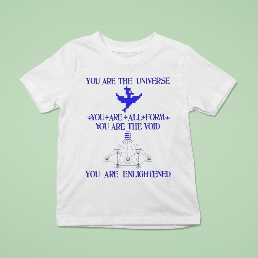 You Are The Universe You Are All From You Are The Void You Are Enlightened Shirt