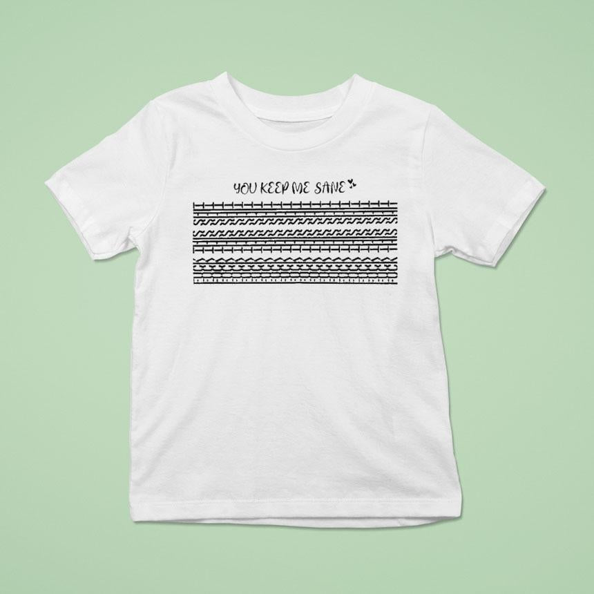You Keep Me Sane Fuck This Shit Hidden Message Shirt