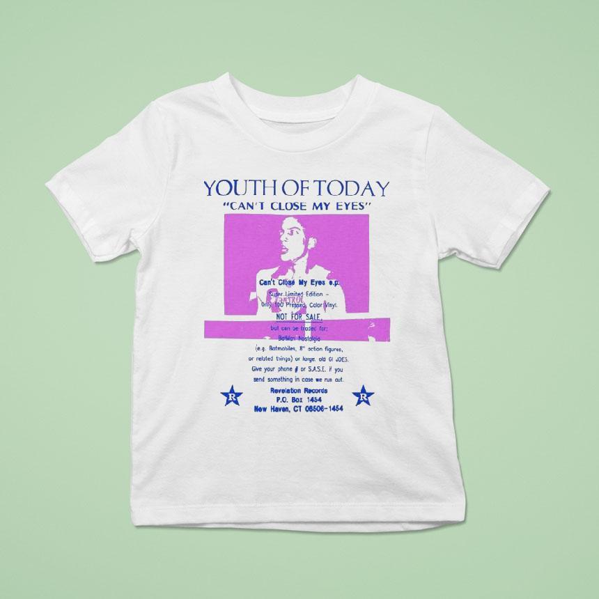Youth Of Today Can't Close My Eyes Shirt