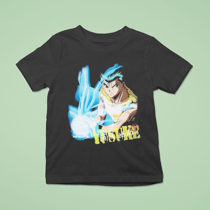 Yusuke Spirit Wave Mega Yuyu Hakusho Shirt