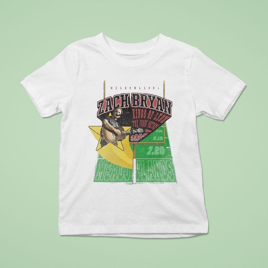 Zach Bryan Kings Of Leon The Front Bottoms Meadowlands 2025 Field Shirt