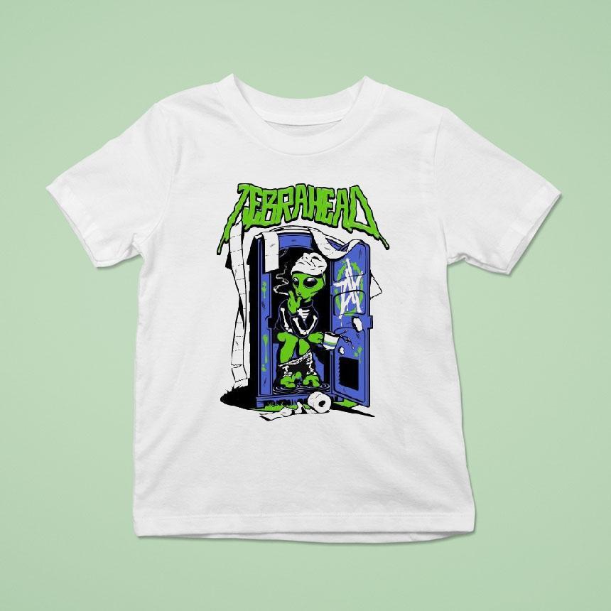 Zebrahead Coffee Break Alien Toilet Shirt