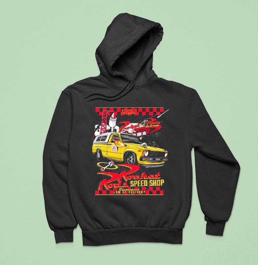 1320video Rocket Rods Speed Shop Low Et Delivery Shirt