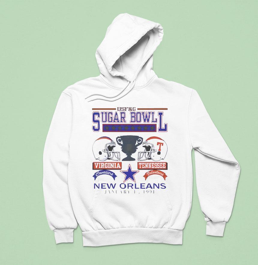1991 Sugar Bowl Virginia Vs Tennessee New Orleans Shirt