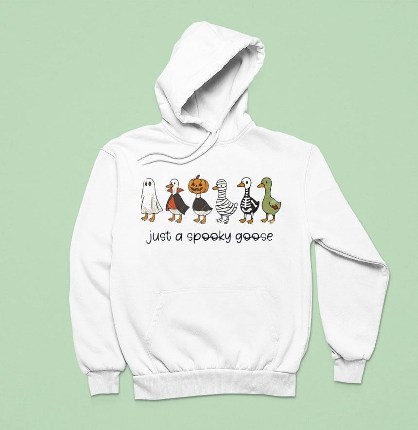 2025 Halloween Just A Spooky Goose Shirt