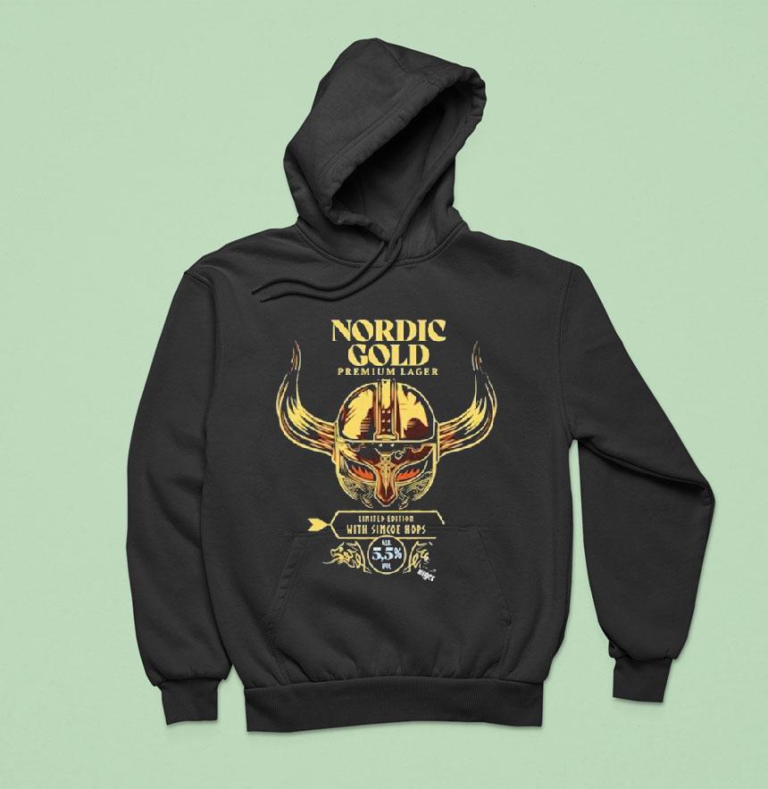 Amon Amarth Nordic Gold Premium Lager With Simcoe Hops Shirt