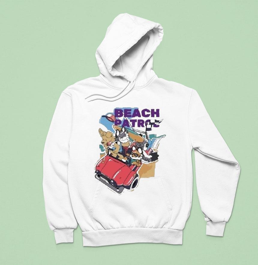 Beach Patrol Dogs Car Shirt