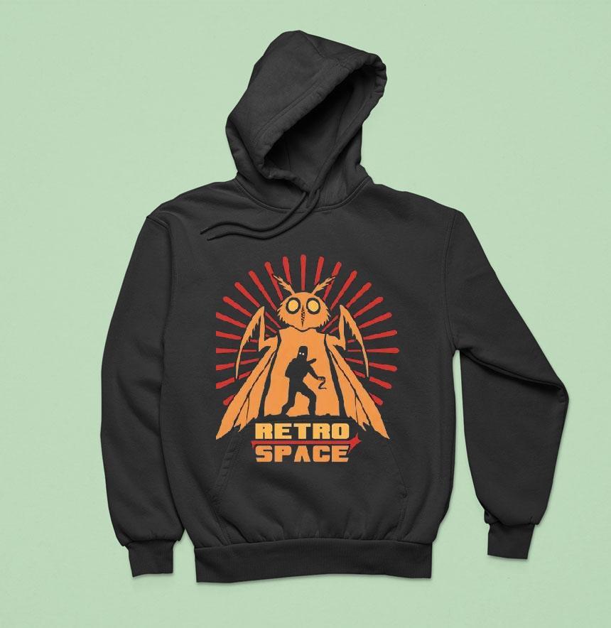 Mothman Retro Space Monster Shirt