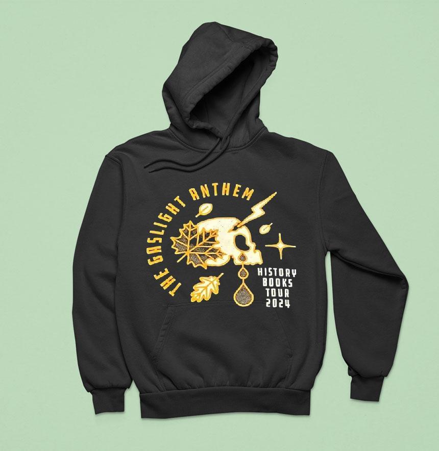 Skull The Gaslight Anthem History Books Tour 2024 Shirt