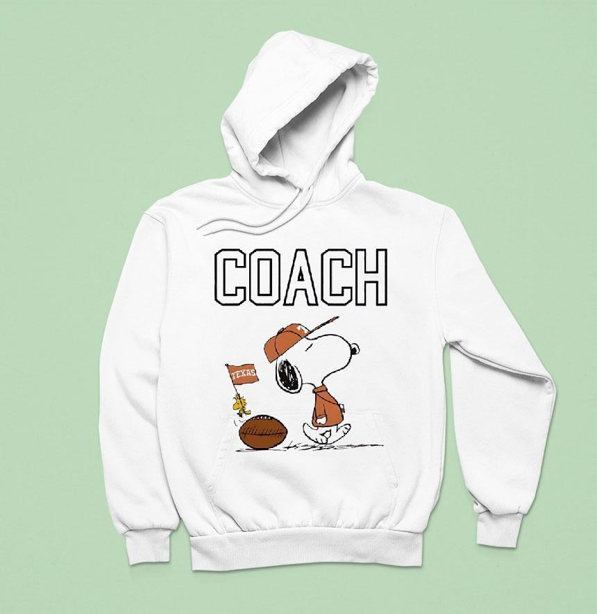 Snoopy Coach Texas Longhorns Football Shirt