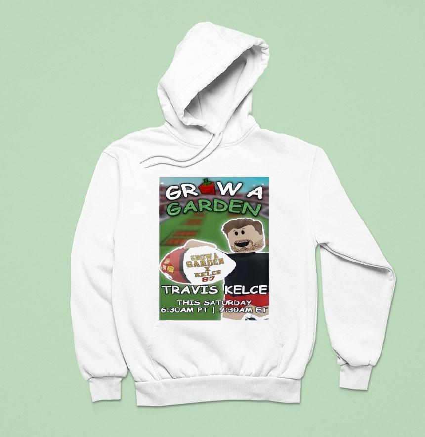 Travis Kelce Roblox Grow A Garden Shirt