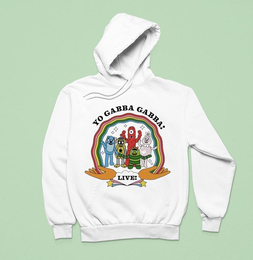 Yo Gabba Gabba Under The Rainbow Live Shirt