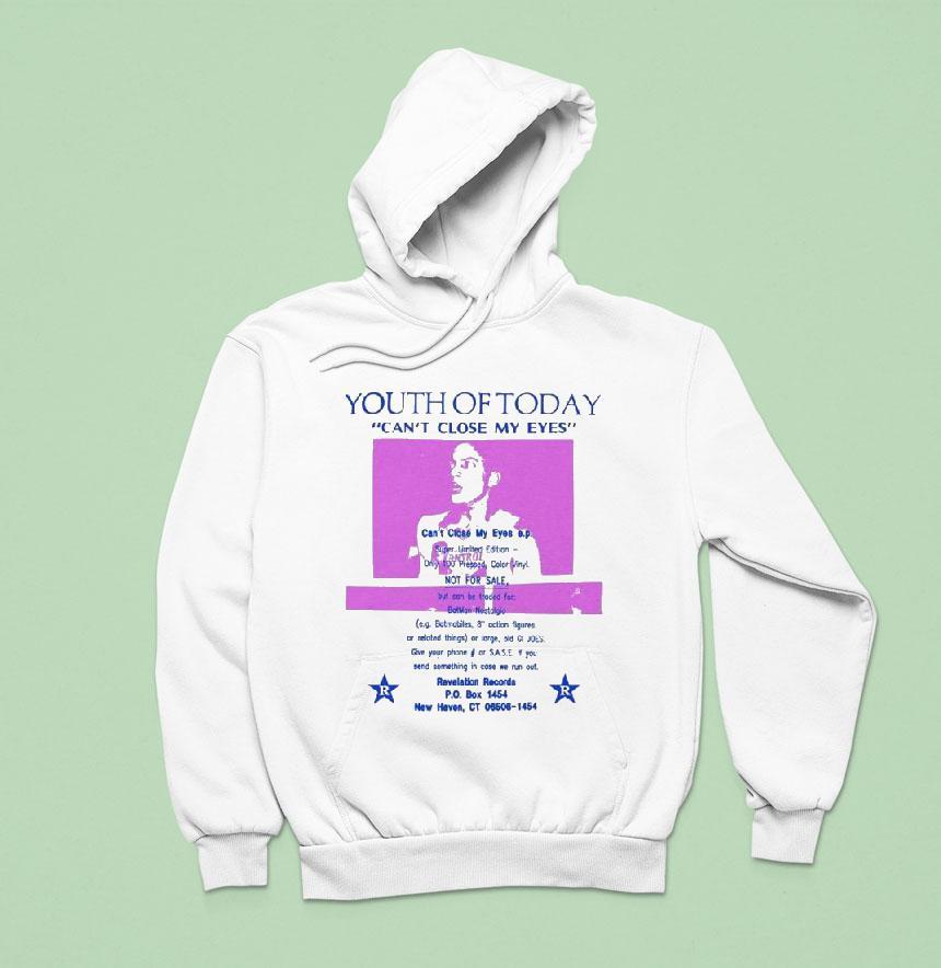 Youth Of Today Can't Close My Eyes Shirt