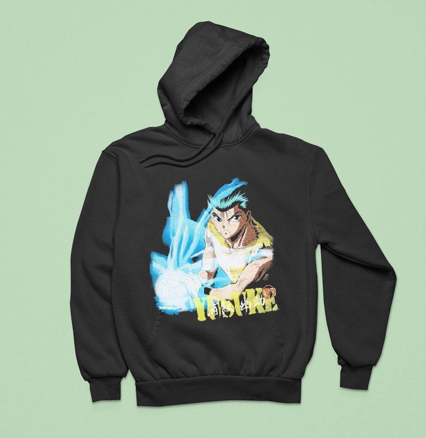 Yusuke Spirit Wave Mega Yuyu Hakusho Shirt