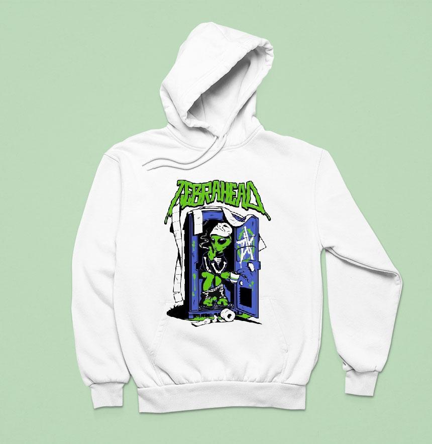 Zebrahead Coffee Break Alien Toilet Shirt