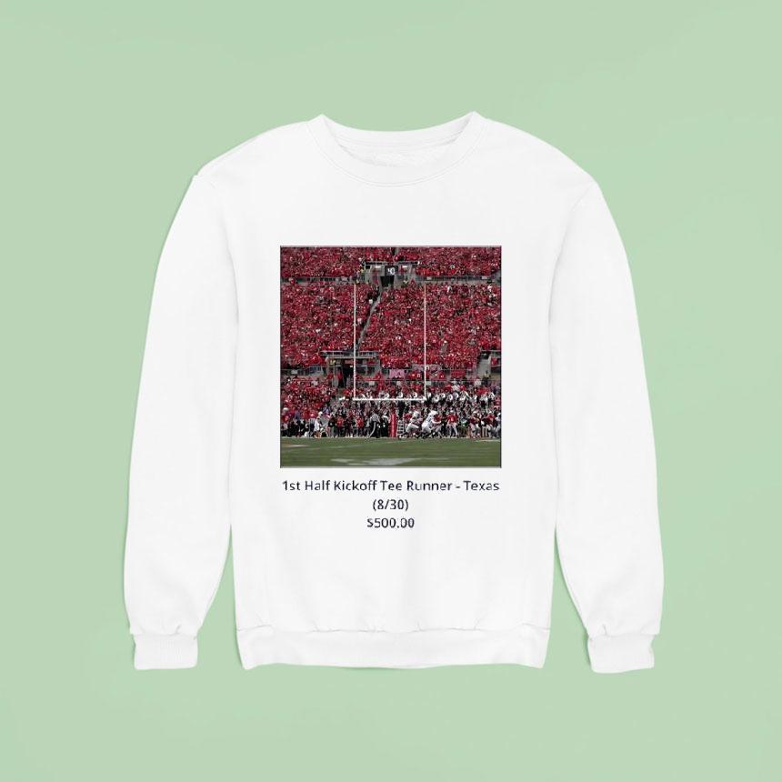 1st Half Kickoff Runner Texas Longhorns Shirt