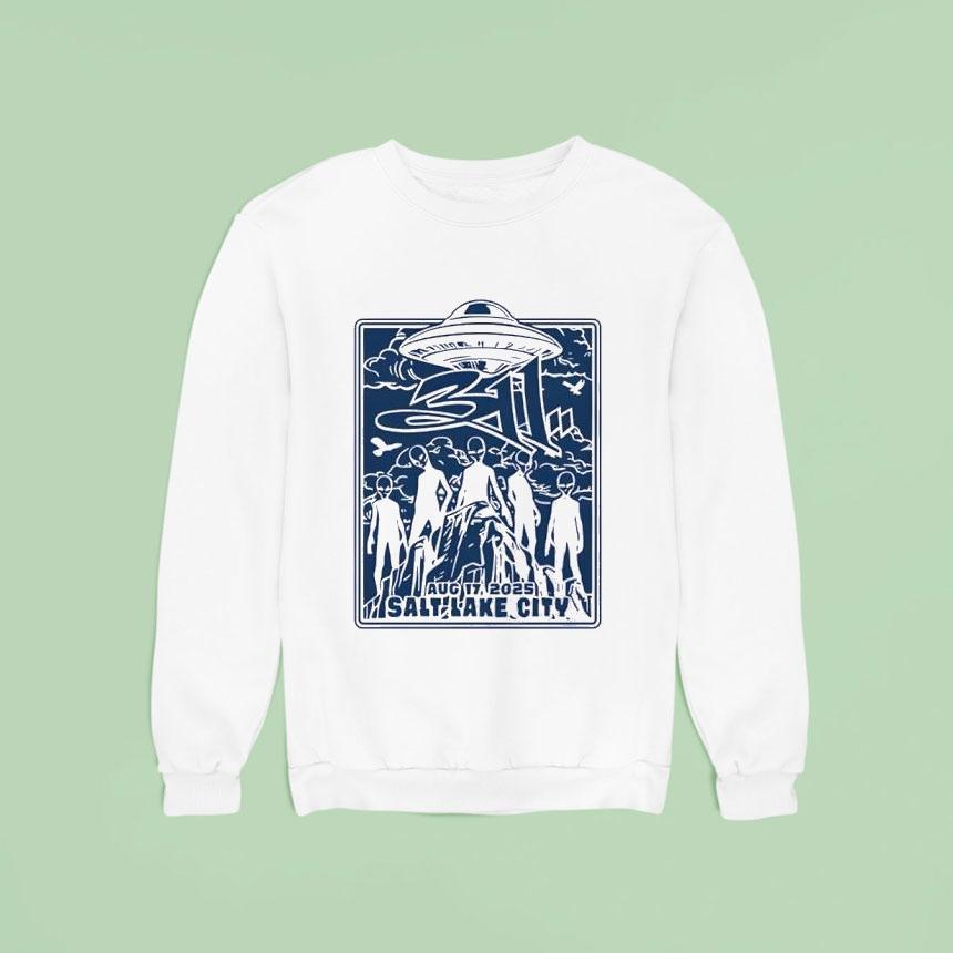 311 Fall Tour 2025 Sandy Amphitheater Sandy Alien Shirt