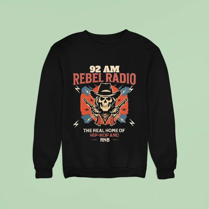 92am Rebel Radio The Real Home Of Hip Hop And Rnb Shirt