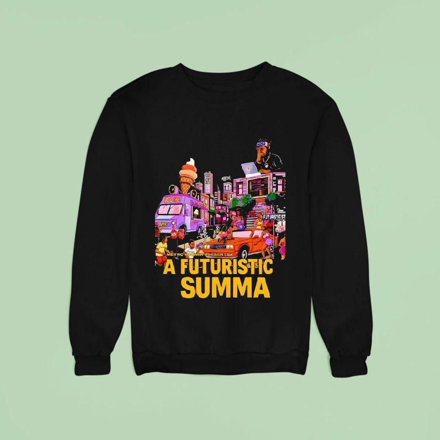 A Futuristic Summa Rap Album Cover Street Art Cartoon Hip Hop Shirt