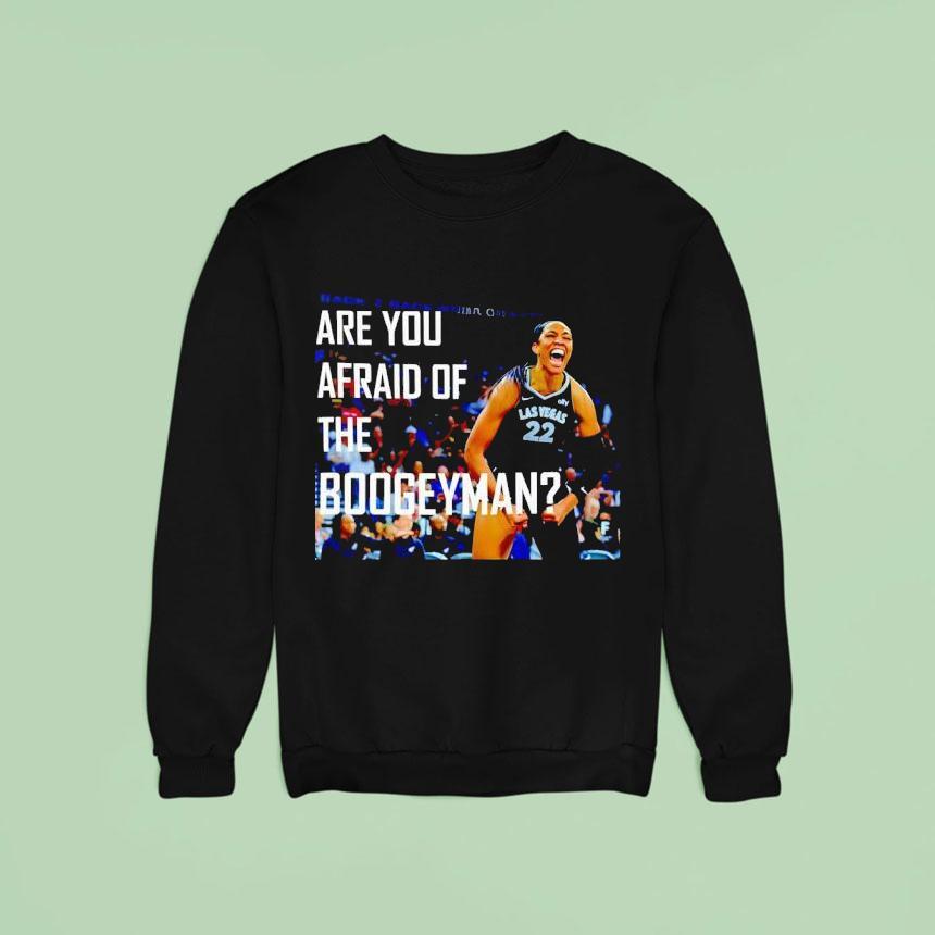A'ja Wilson Are You Afraid Of The Boogeyman Las Vegas Aces Shirt
