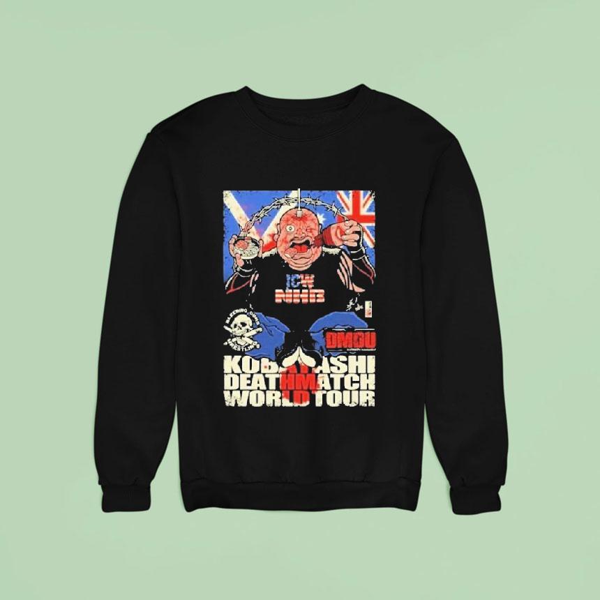 Abdullah Kobayashi Icw Nhb X Dmdu X Bgw Death Match World Tour 2025 Shirt