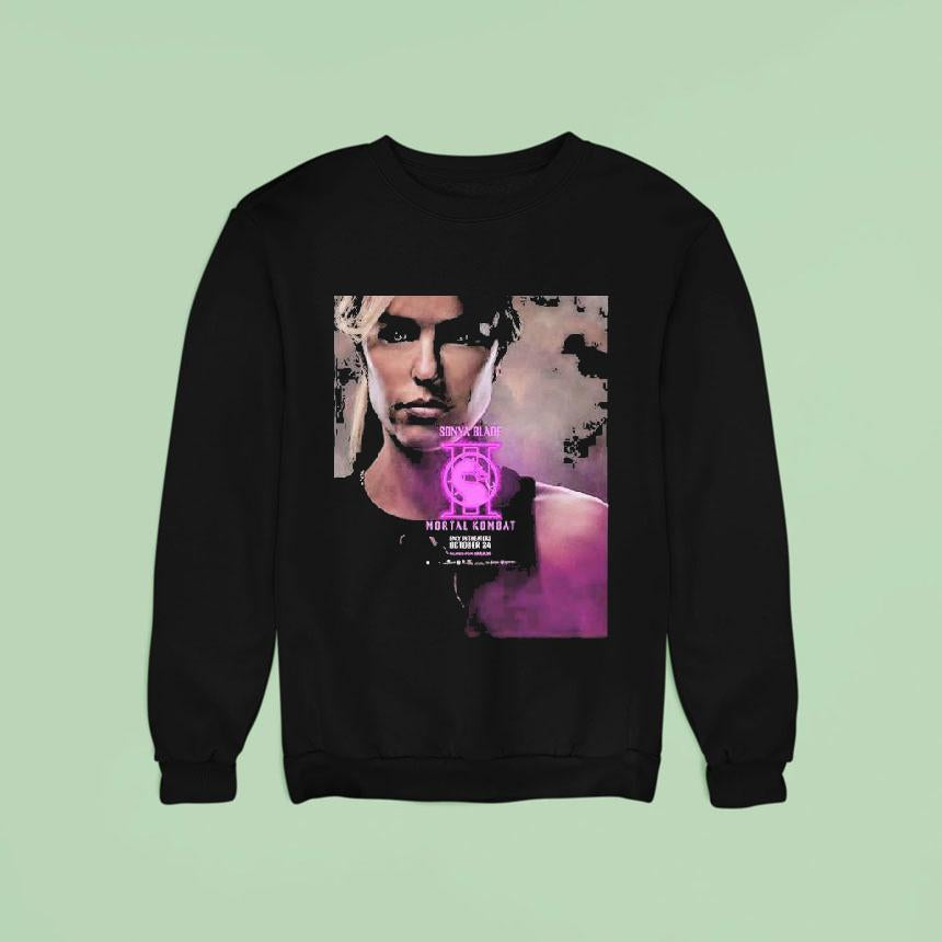 Mortal Kombat 2 Character For Jessica Mcnamee As Sonya Blade Only In Theaters October 24 2025 Shirt