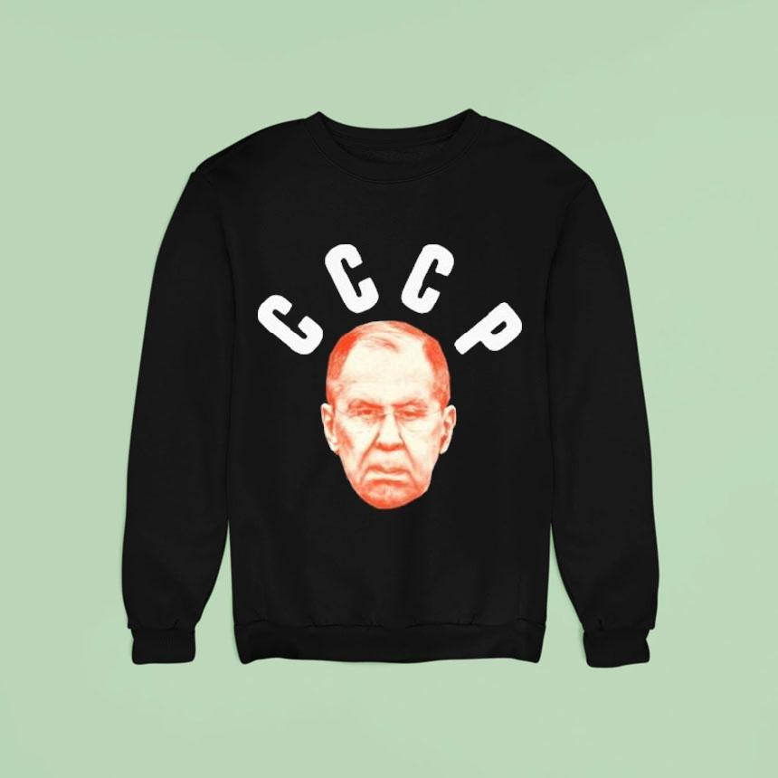 Sergey Viktorovich Lavrov Ussr Cccp Face Head Shirt