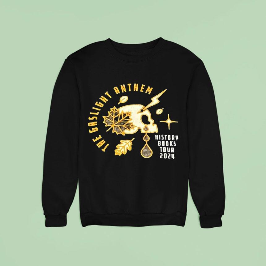 Skull The Gaslight Anthem History Books Tour 2024 Shirt