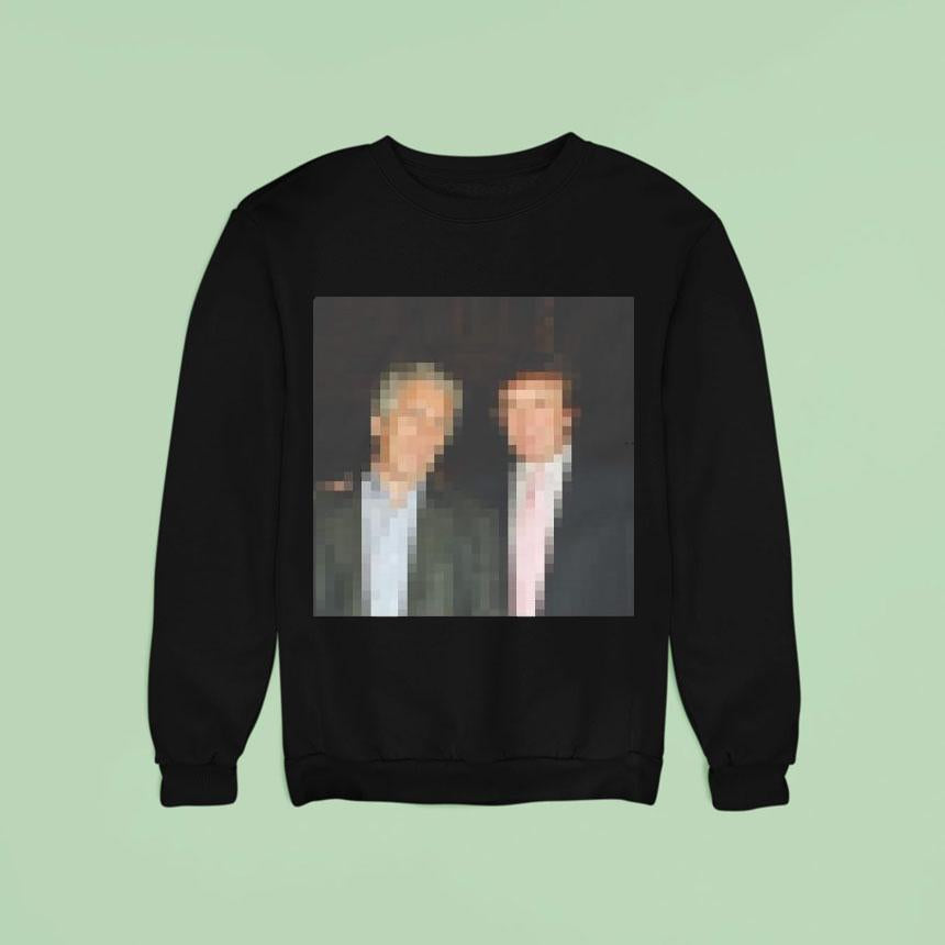 Trump And Jeffrey Epstein Blurred Shirt