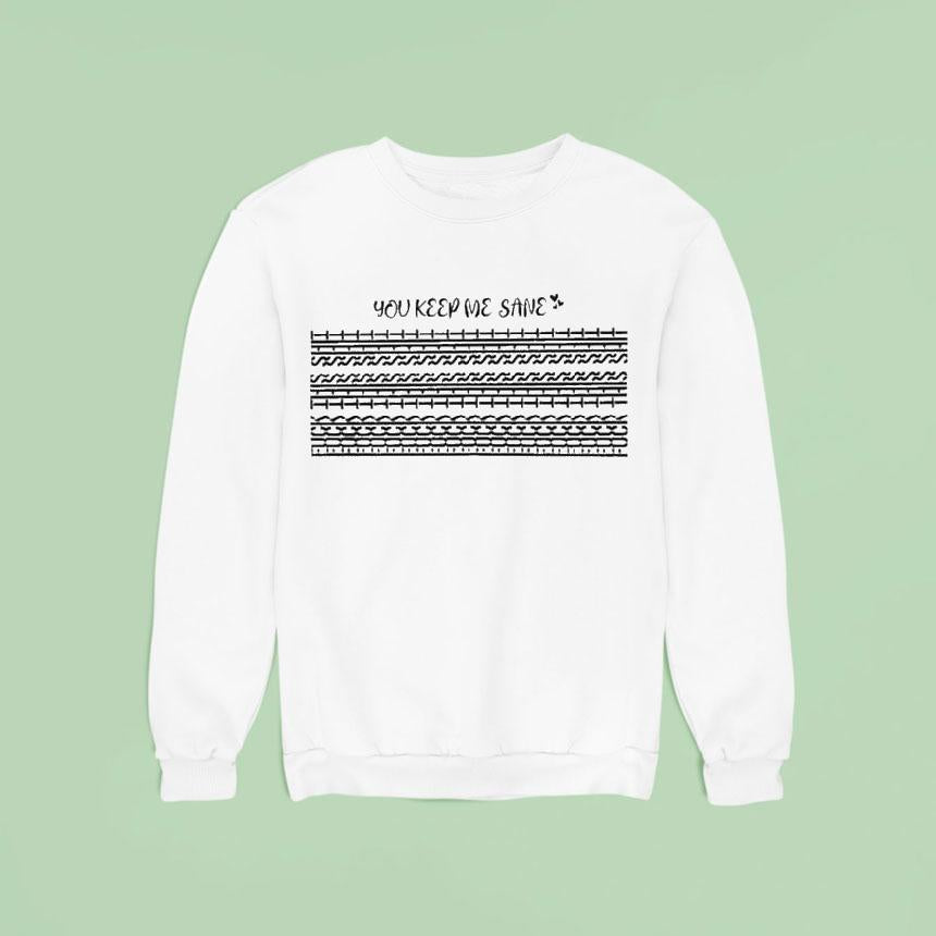 You Keep Me Sane Fuck This Shit Hidden Message Shirt