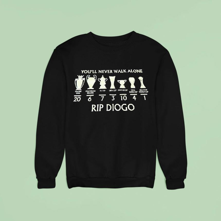 You'll Never Walk Alone Rip Diogo Shirt