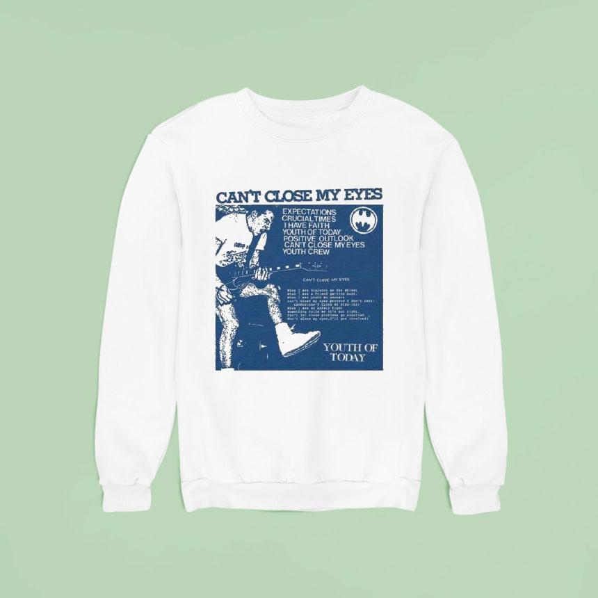 Youth Of Today Can't Close My Eyes Live Shirt