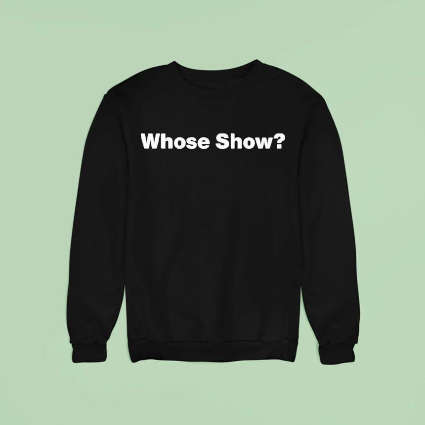 Zack Wickham Wearing Whose Show Shirt