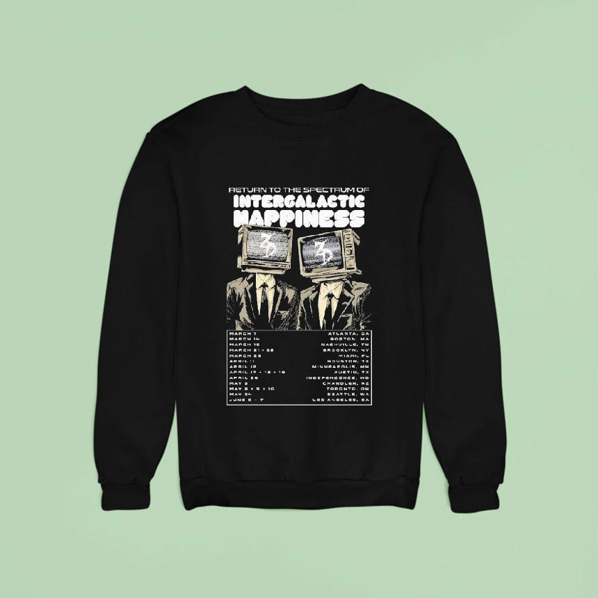 Zeds Dead Return To The Spectrum Of Intergalactic Happiness Tour 2025 Tv Shirt